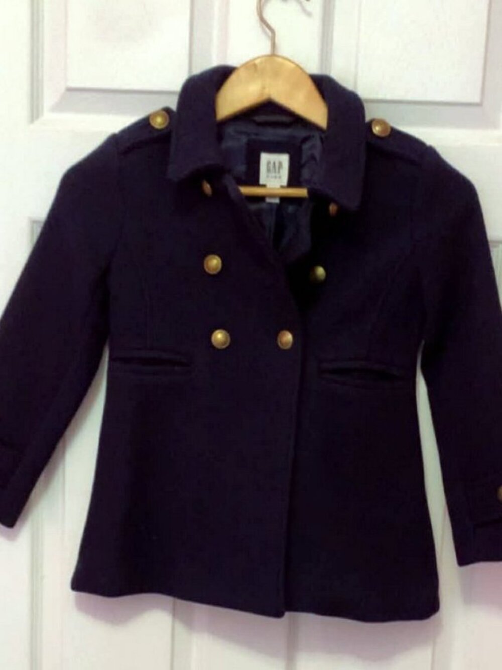 GAP Kids Navy Peacoat Small